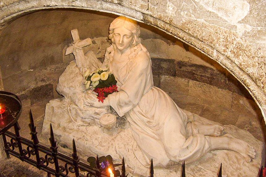 Imagen de Santa María Magdalena. Basílica de Saint Maximin la Sainte Baume