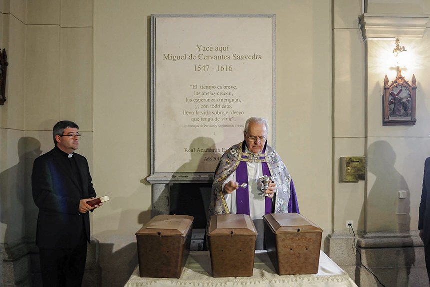 Donde se encuentra enterrado Miguel de Cervantes